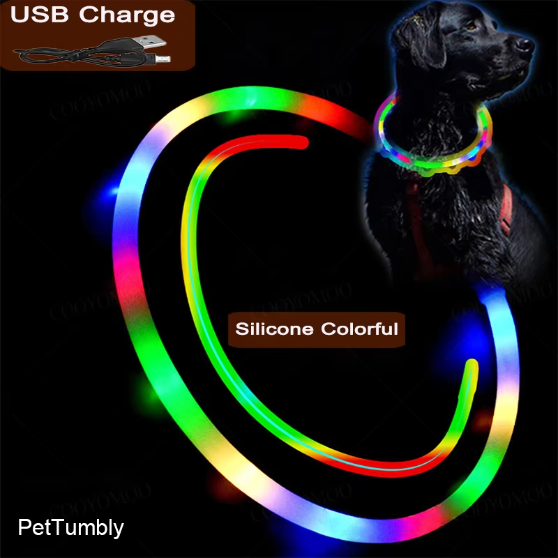Tech Dog Accessories - 3 Modes Dog Luminou Charge Collar
