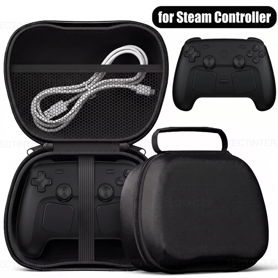 Tech Accessories Case - Protective Carrying Case for Steam Controller/PS5