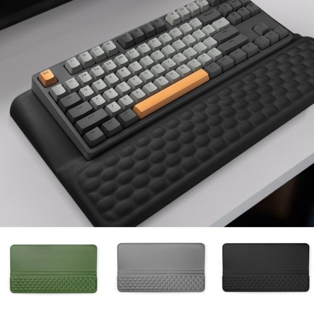 Keyboard Wrist Pad Leather - Easy Typing Non-Slip Ergonomic Computer Keyboard