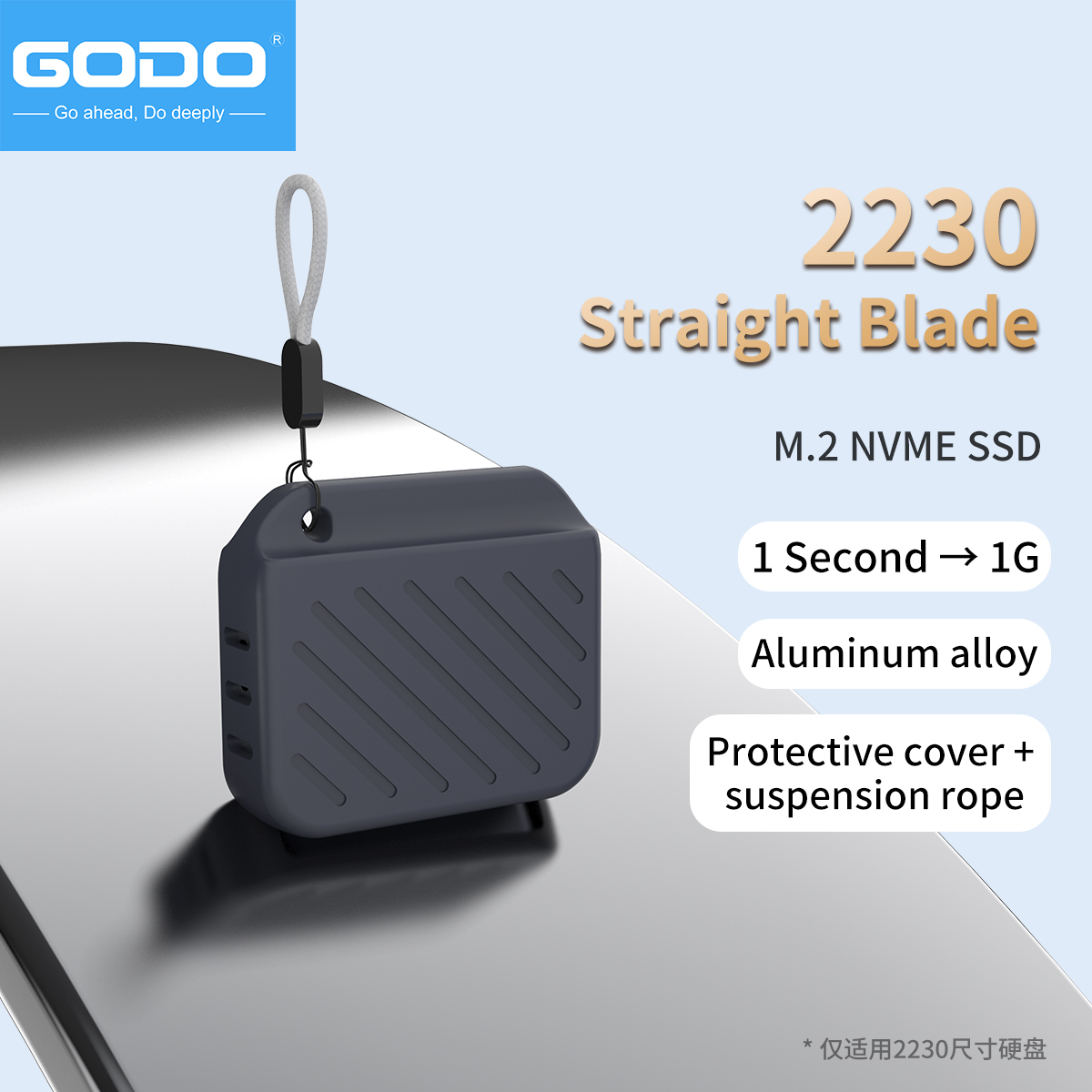 Portable Ssd Enclosure - GODO 2230 Type-C Plug & Play