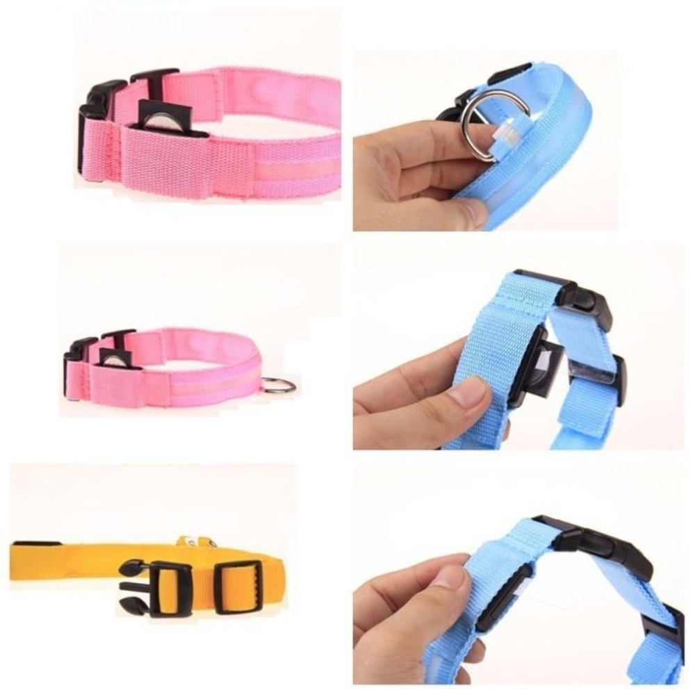 Nylon Reflective LED Dog Colla - Tech Dog Accessories recension och pris