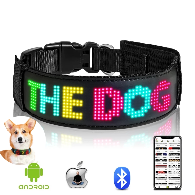 Multicolor Pet LED Dog Collars - Tech Dog Accessories recension och pris