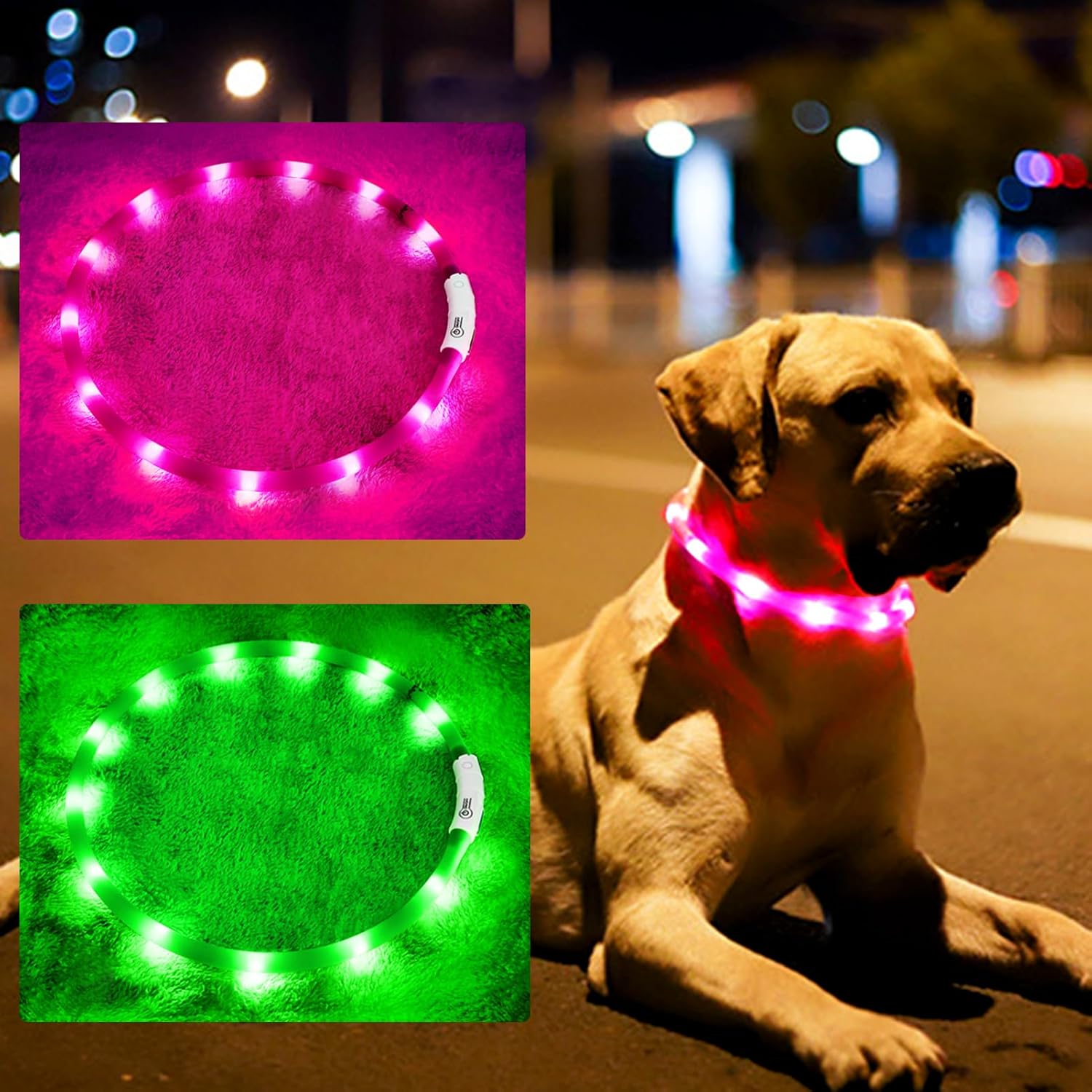 Silicone LED Dog Collar,USB Re - Tech Dog Accessories recension och pris