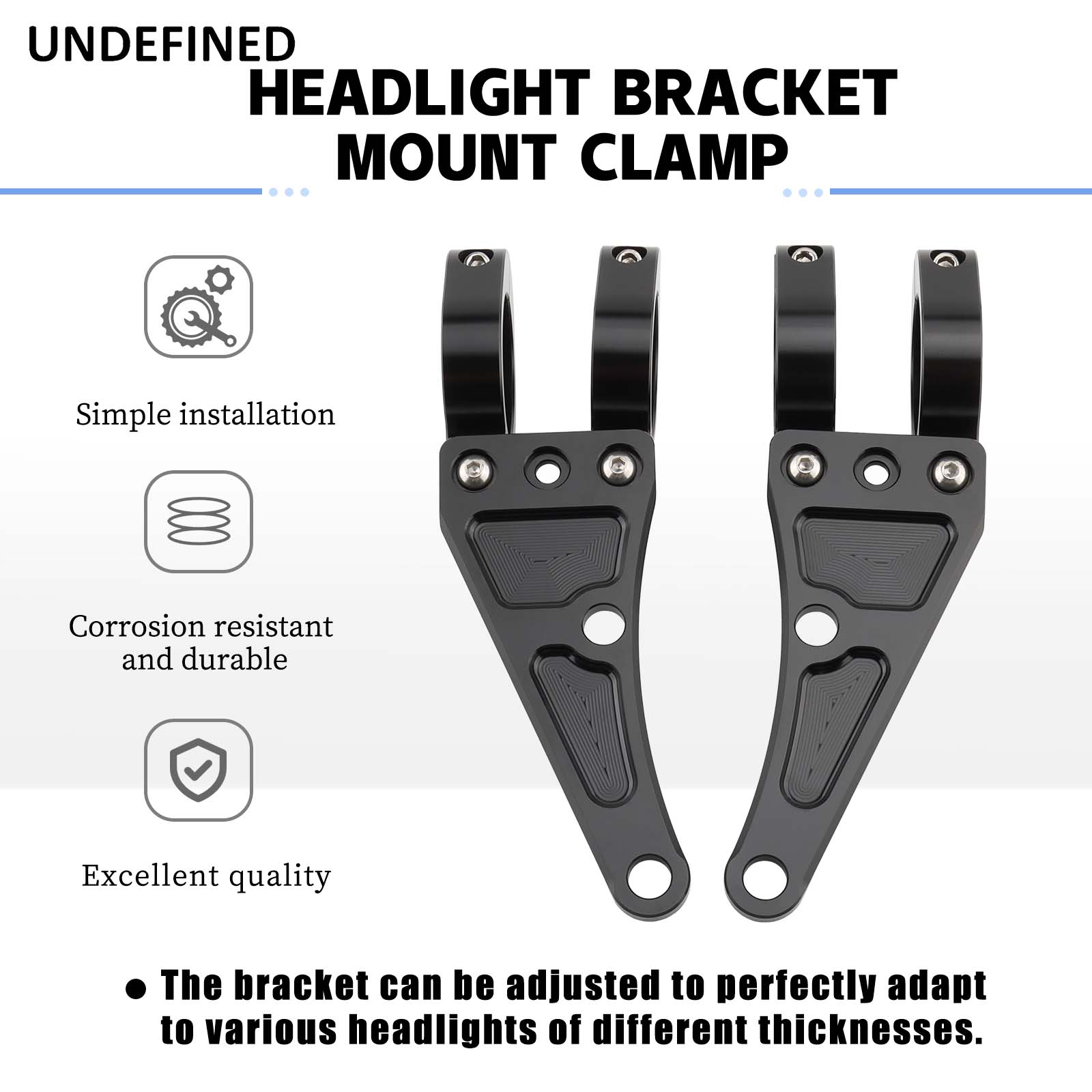 33mm-58mm Headlight Bracket Mo - Tech Q recension och pris