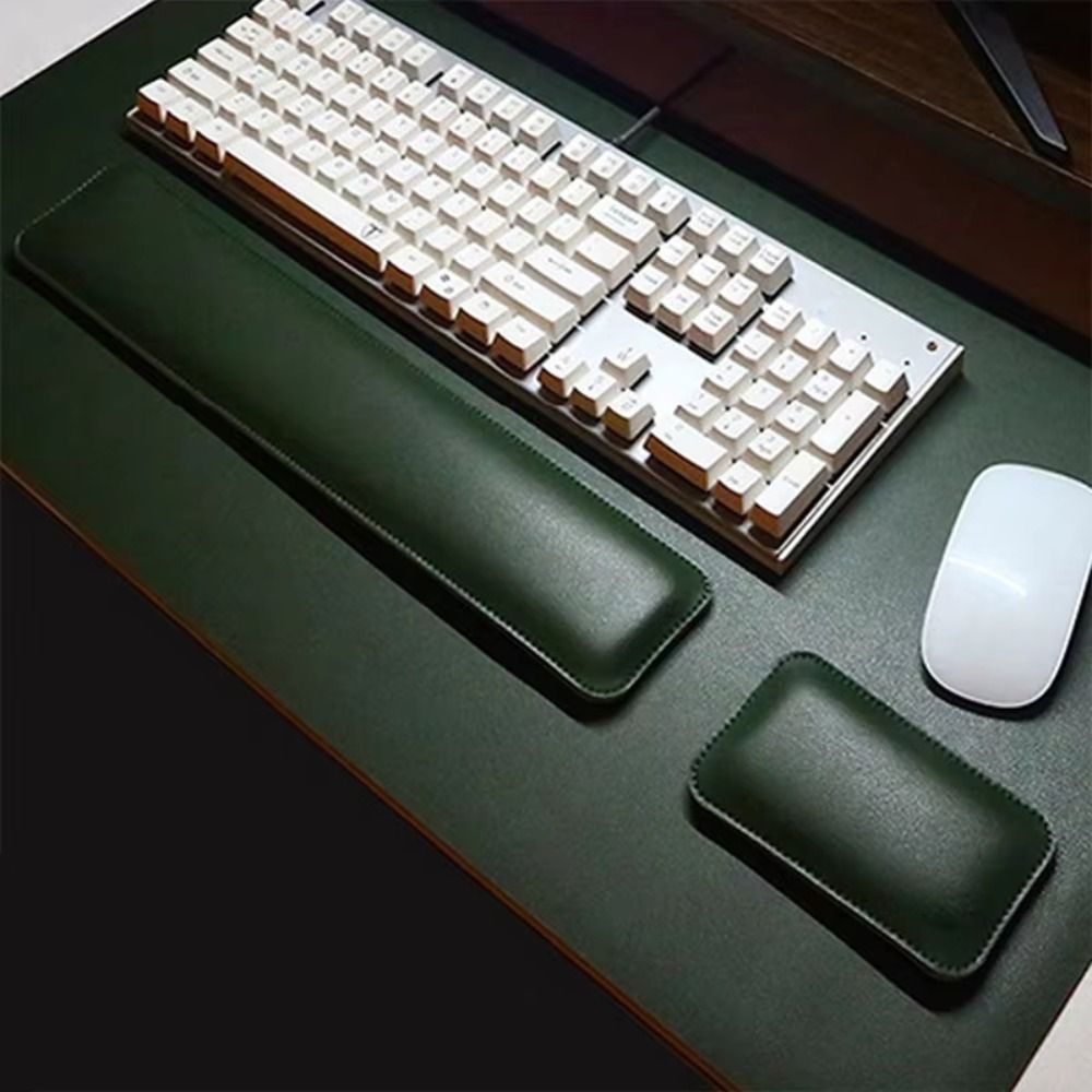 Durable Portable Leather Mouse - Keyboard Wrist Pad Leather recension och pris