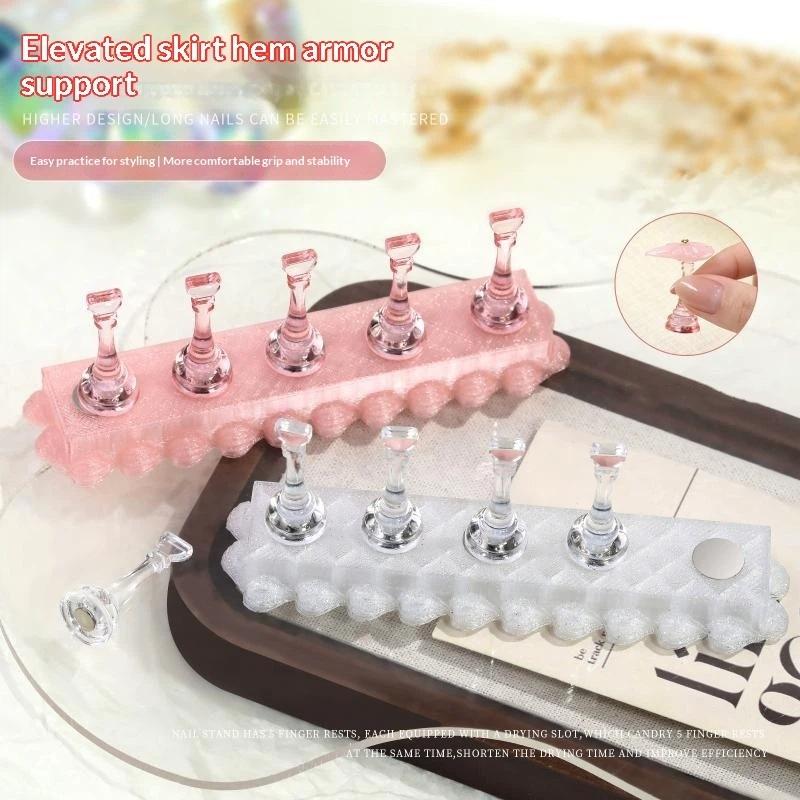6Pcs/set Nail Holder Aurora Na - Tech Accessories Stand recension och pris
