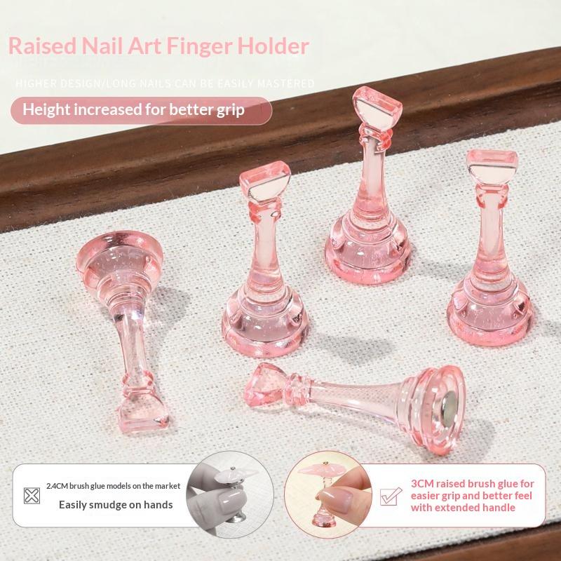 6Pcs/set Nail Holder Aurora Na - Tech Accessories Stand recension och pris