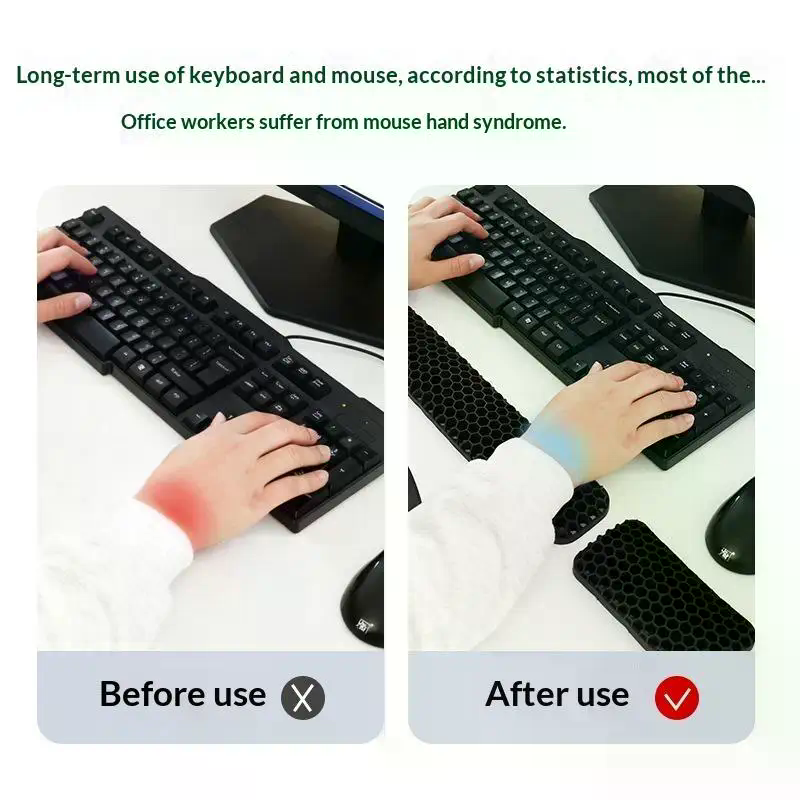 Ergonomic Mouse Wrist Rest Pad - Keyboard Wrist Pad Leather recension och pris
