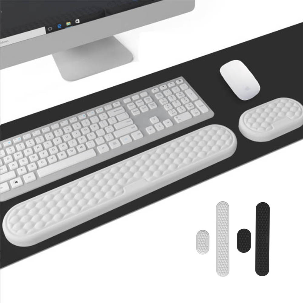 Wrist Support Mouse Pad With M - Keyboard Wrist Pad Leather recension och pris