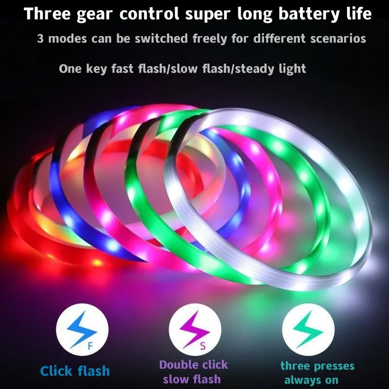 New Led Luminous Dog Collar PV - Tech Dog Accessories recension och pris
