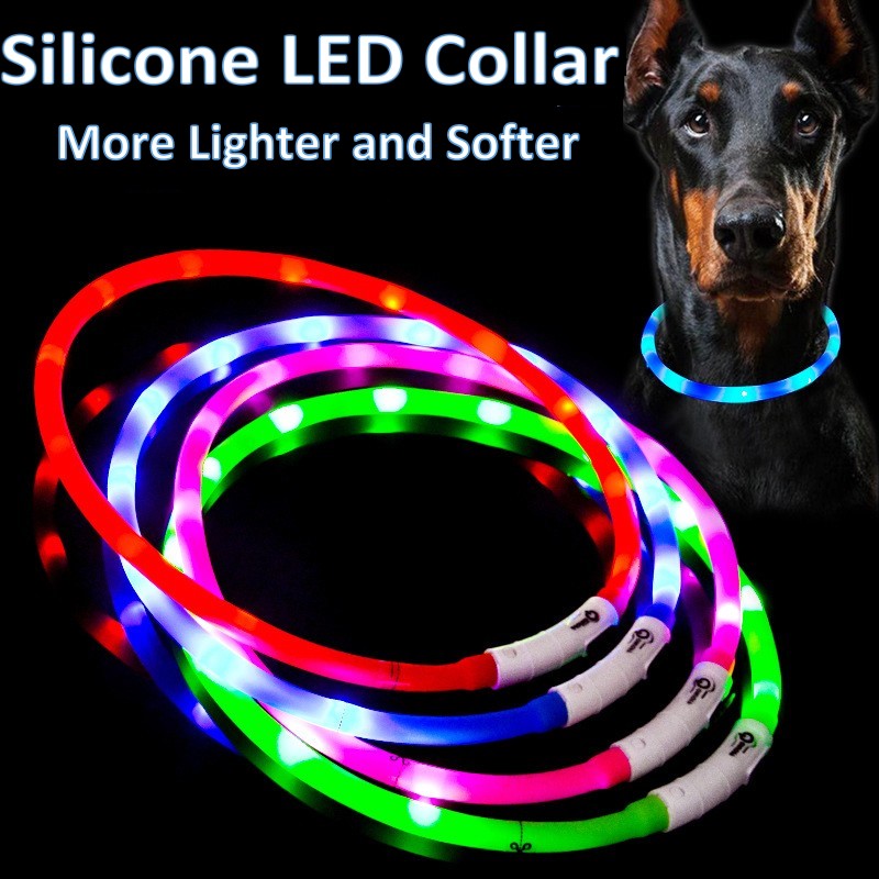 Silicone LED Dog Collar Rechar - Tech Dog Accessories recension och pris
