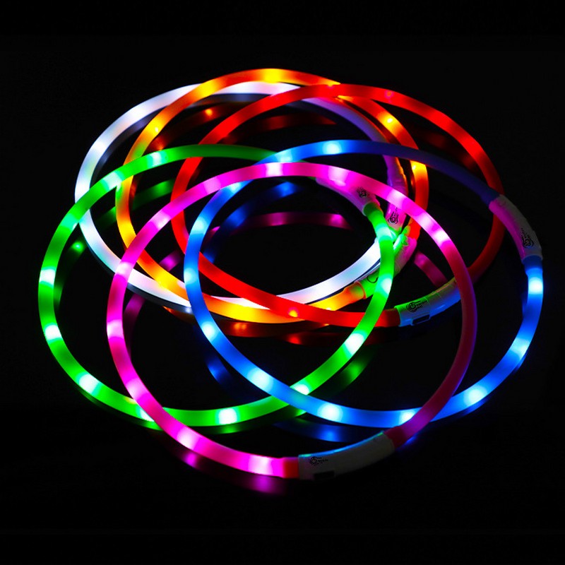 Silicone LED Dog Collar Rechar - Tech Dog Accessories recension och pris